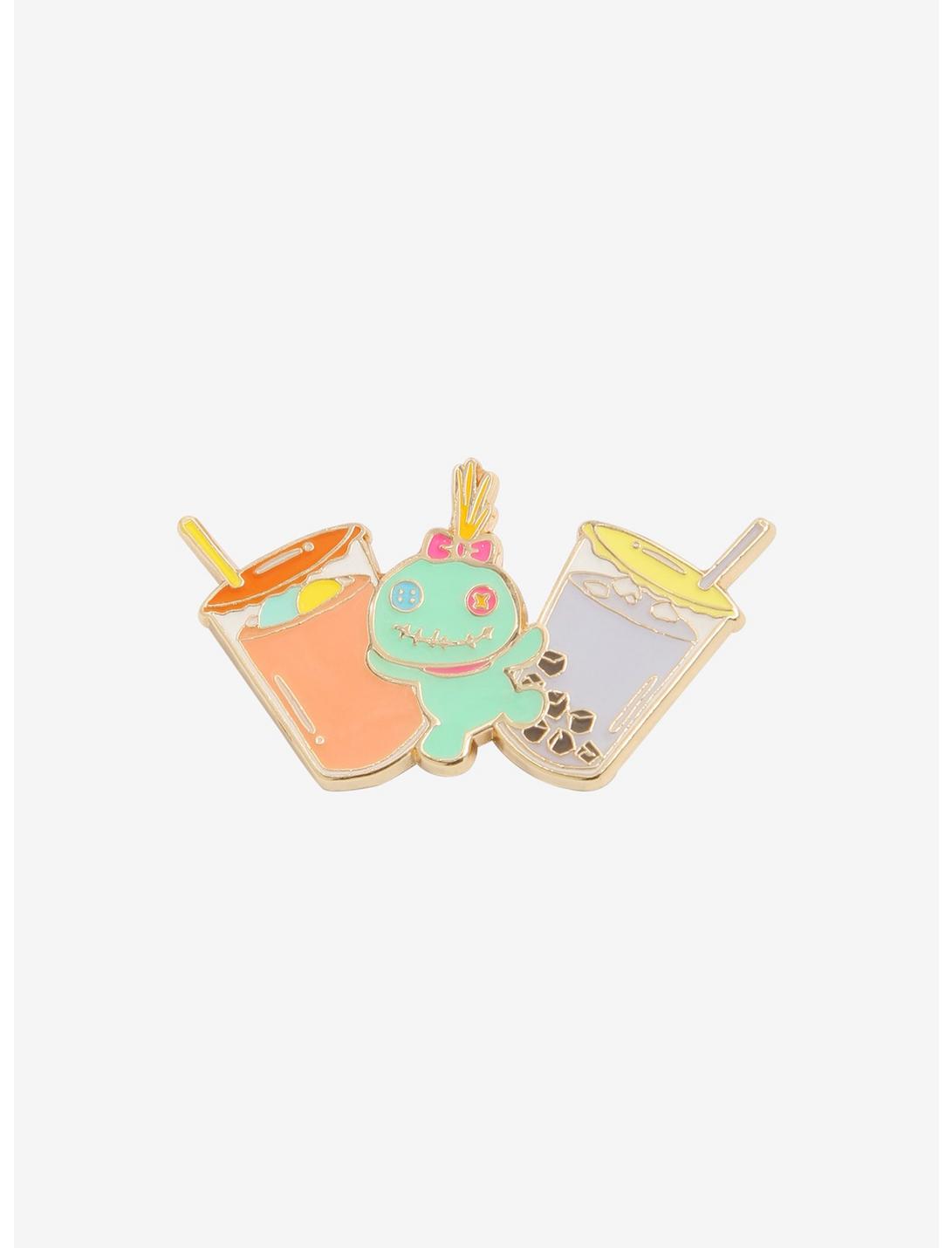 Loungefly Disney Lilo & Stitch Scrump with Boba Enamel Pin - BoxLunch Exclusive, , hi-res