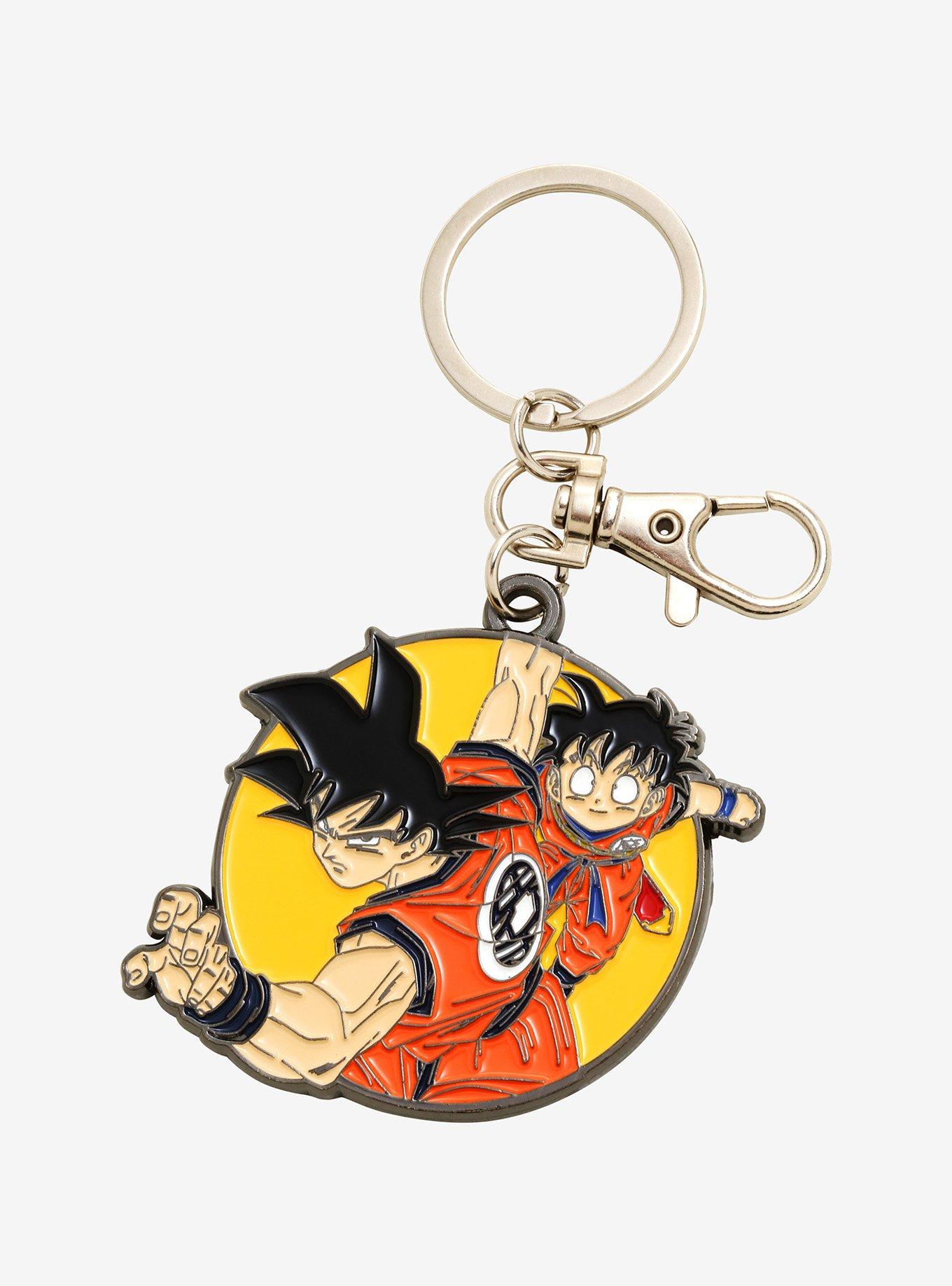 Dragon Ball Z Goku Gohan Enamel Keychain BoxLunch Exclusive