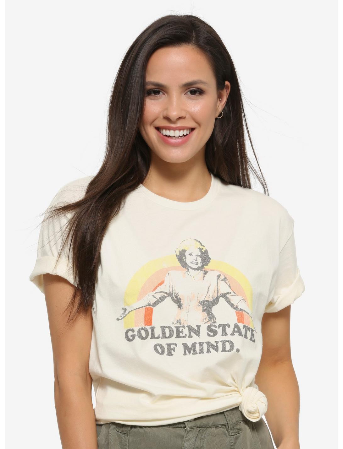 Golden Girls Golden State of Mind Women's T-Shirt - BoxLunch Exclusive, YELLOW, hi-res