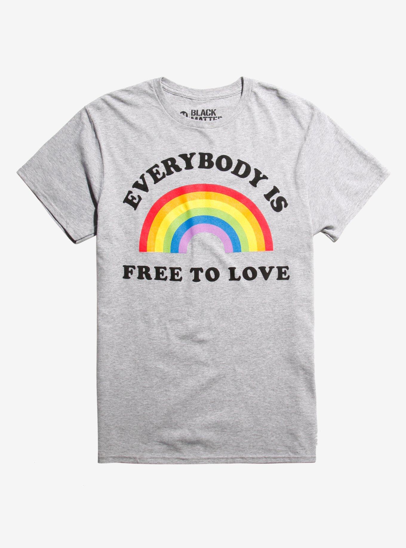 Everybody Is Free To Love T-Shirt, MULTI, hi-res