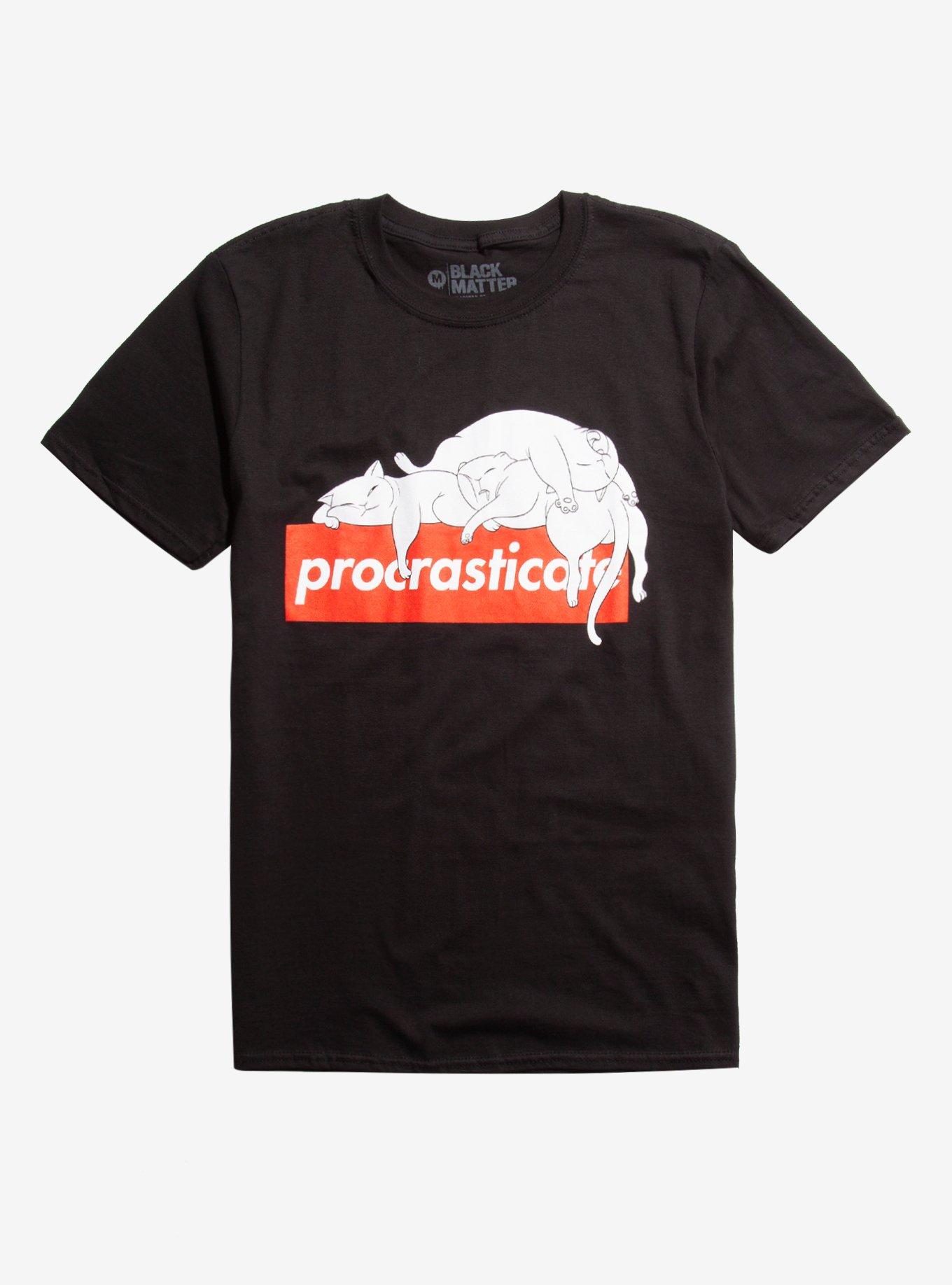 Procasticate T-Shirt By David Lojaya, BLACK, hi-res