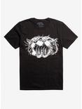 Another Angry Janus Cat T-Shirt By Craig Horky, BLACK, hi-res