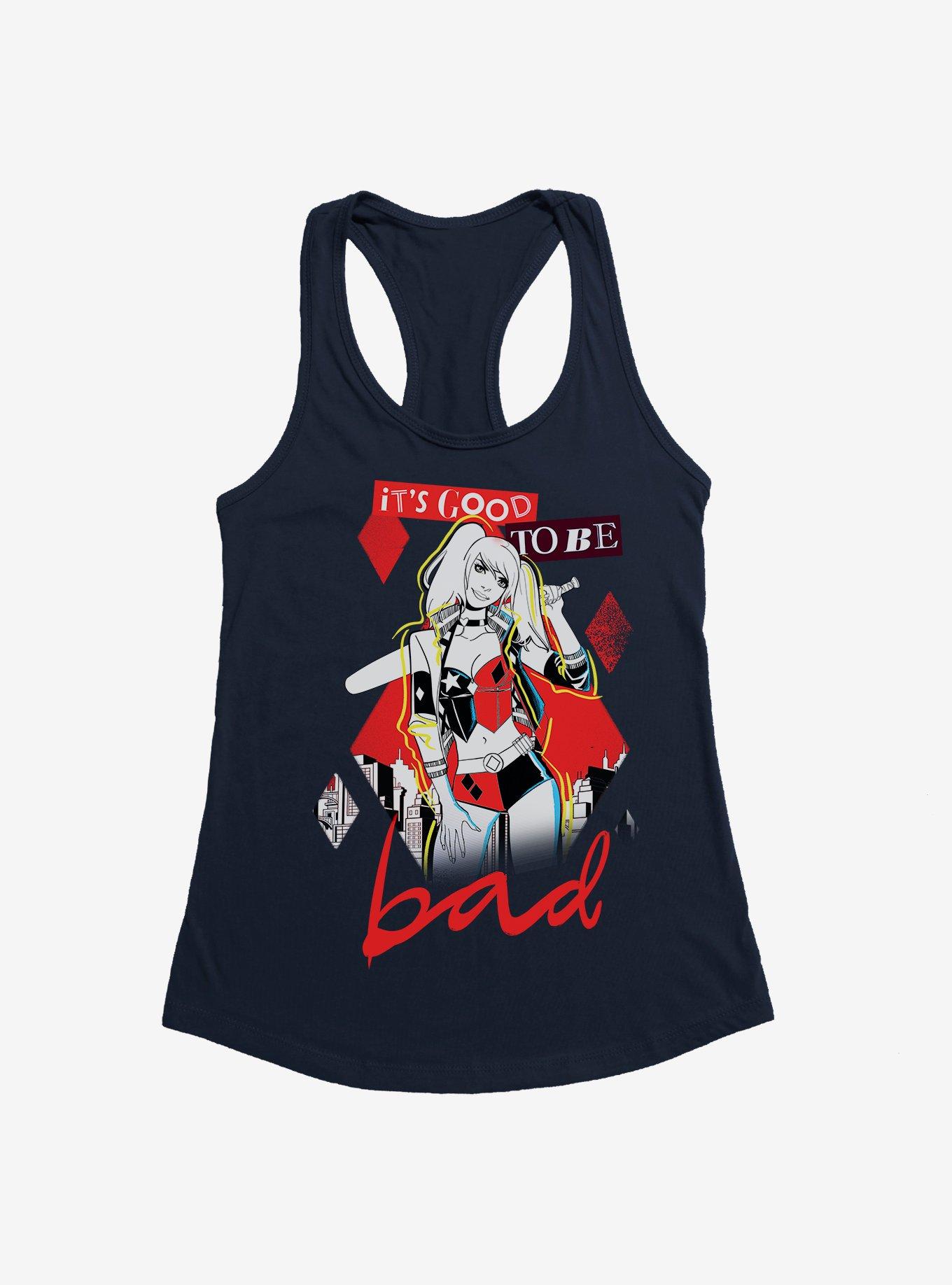 DC Comics Batman Harley Quinn It's Good To Be Bad Girls Tank, , hi-res