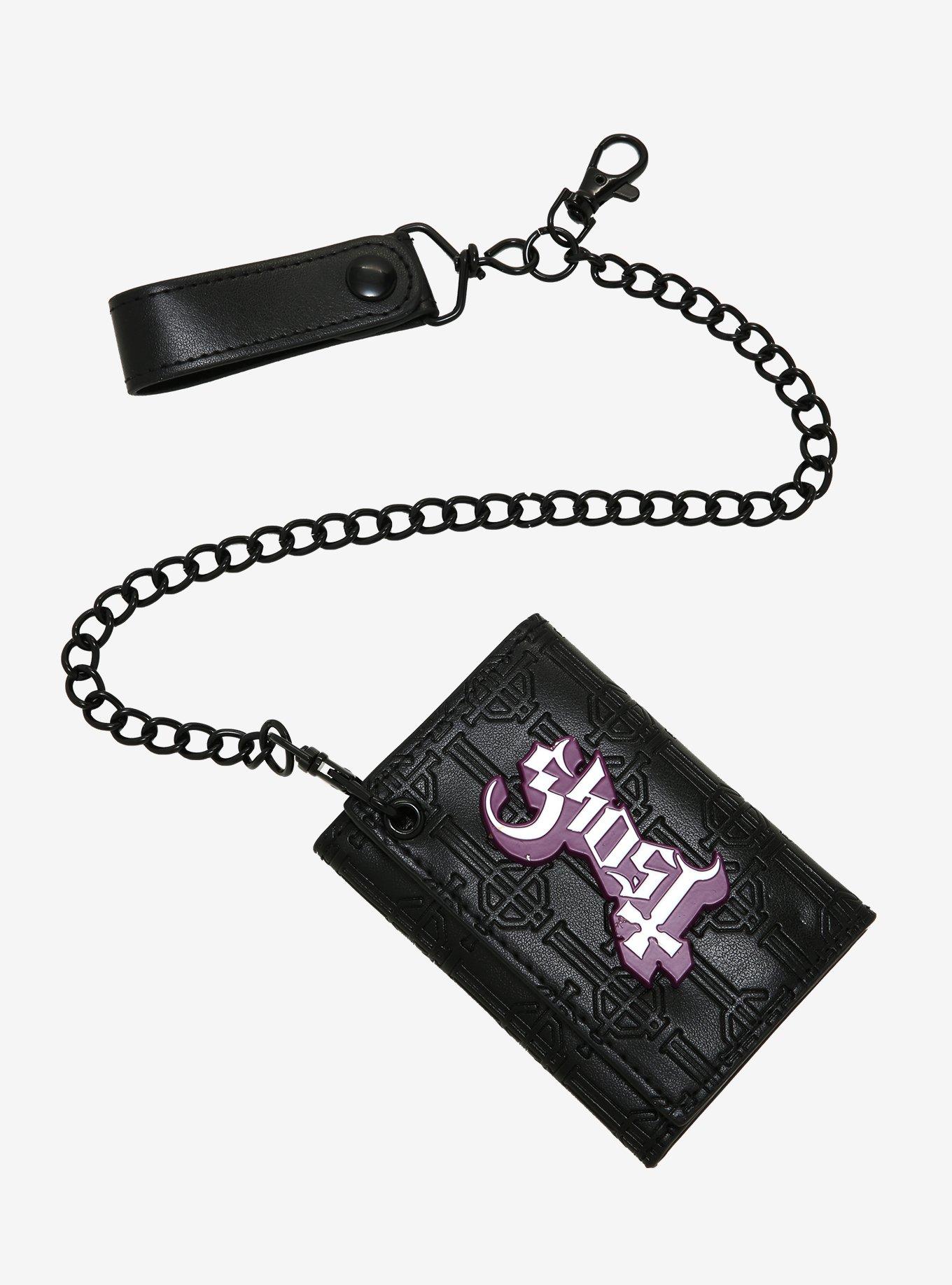 Ghost Grucifix Tri-Fold Chain Wallet | Hot Topic