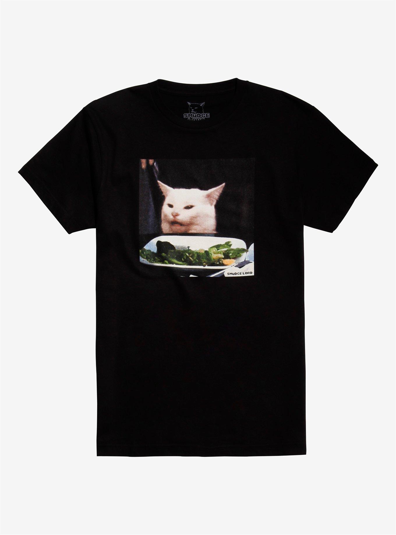 Smudge Lord Cat Meme T-Shirt, BLACK, hi-res