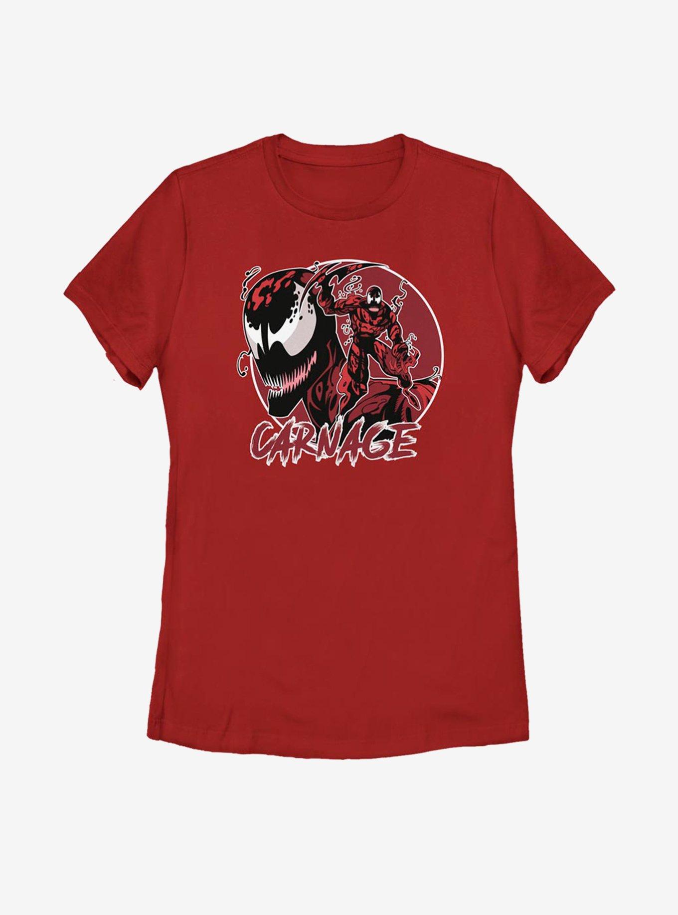 Marvel Carnage Circle Womens T-Shirt, , hi-res