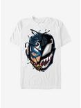 Marvel Captain America Venomized Mask Takeover T-Shirt, WHITE, hi-res