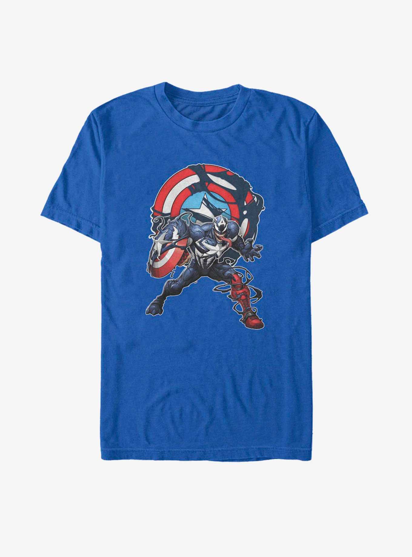 Marvel Captain America Venomized Icon Takeover T-Shirt, , hi-res