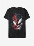 Marvel Spider-Man Venomized Mask Takeover T-Shirt, BLACK, hi-res