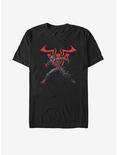 Marvel Spider-Man Venomized Miles Morales Icon Takeover T-Shirt, BLACK, hi-res
