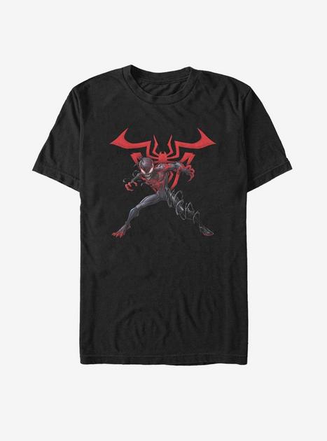 Marvel Spider-Man Venomized Miles Morales Icon Takeover T-Shirt - BLACK ...