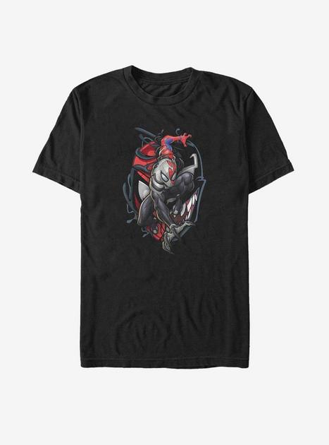 Marvel Spider-Man Venomized Icon Takeover T-Shirt - BLACK | BoxLunch