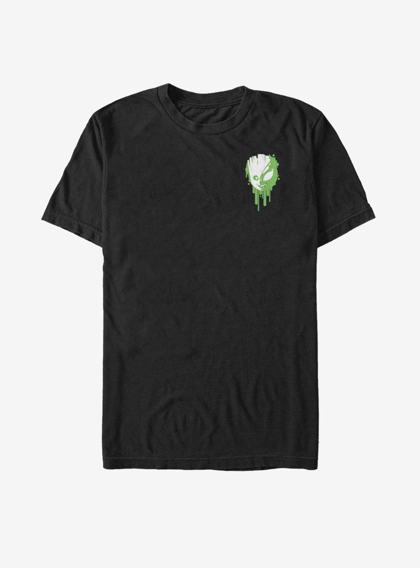 Marvel Guardians Of The Galaxy Groot Venomized Drip Icon T-Shirt, , hi-res