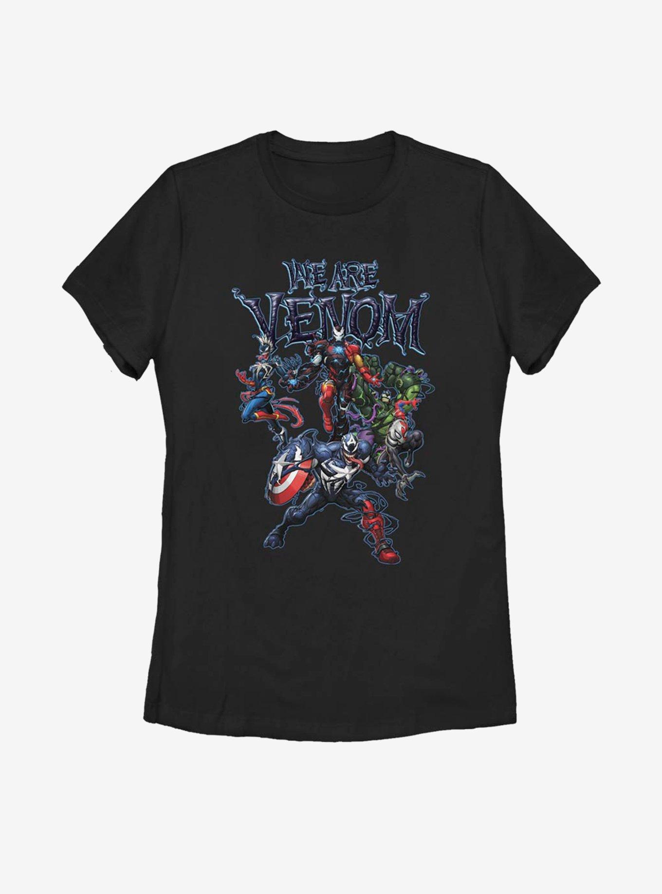 Marvel Avengers Venomized We Are Venom Womens T-Shirt, BLACK, hi-res