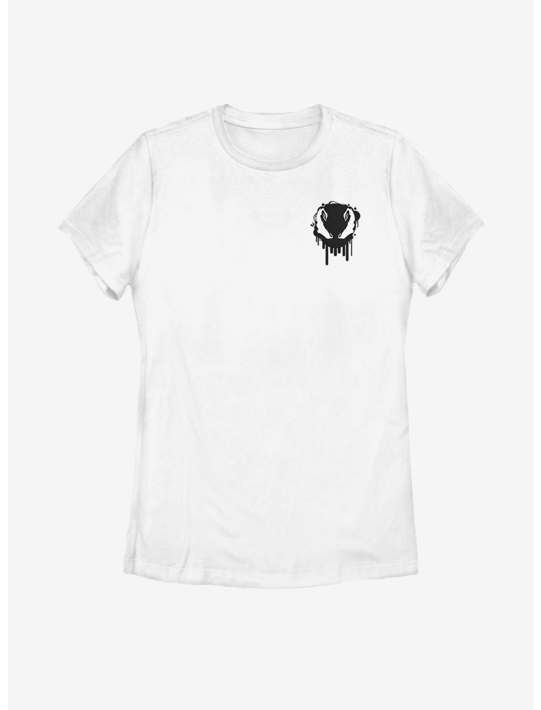 Marvel Venomized Black Drip Icon Womens T-Shirt, WHITE, hi-res