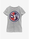 Marvel Spider-Man Venomized Icon Youth Girls T-Shirt, ATH HTR, hi-res