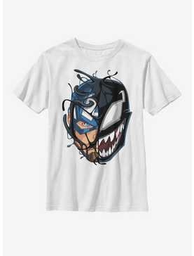 Marvel Captain America Venomized Mask Takeover Youth T-Shirt, , hi-res