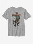 Marvel Guardians Of The Galaxy Groot Venomized I Am Groot Youth T-Shirt, ATH HTR, hi-res