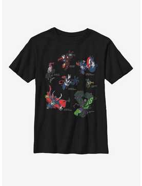 Marvel Avengers Venomized Heroes Youth T-Shirt, , hi-res