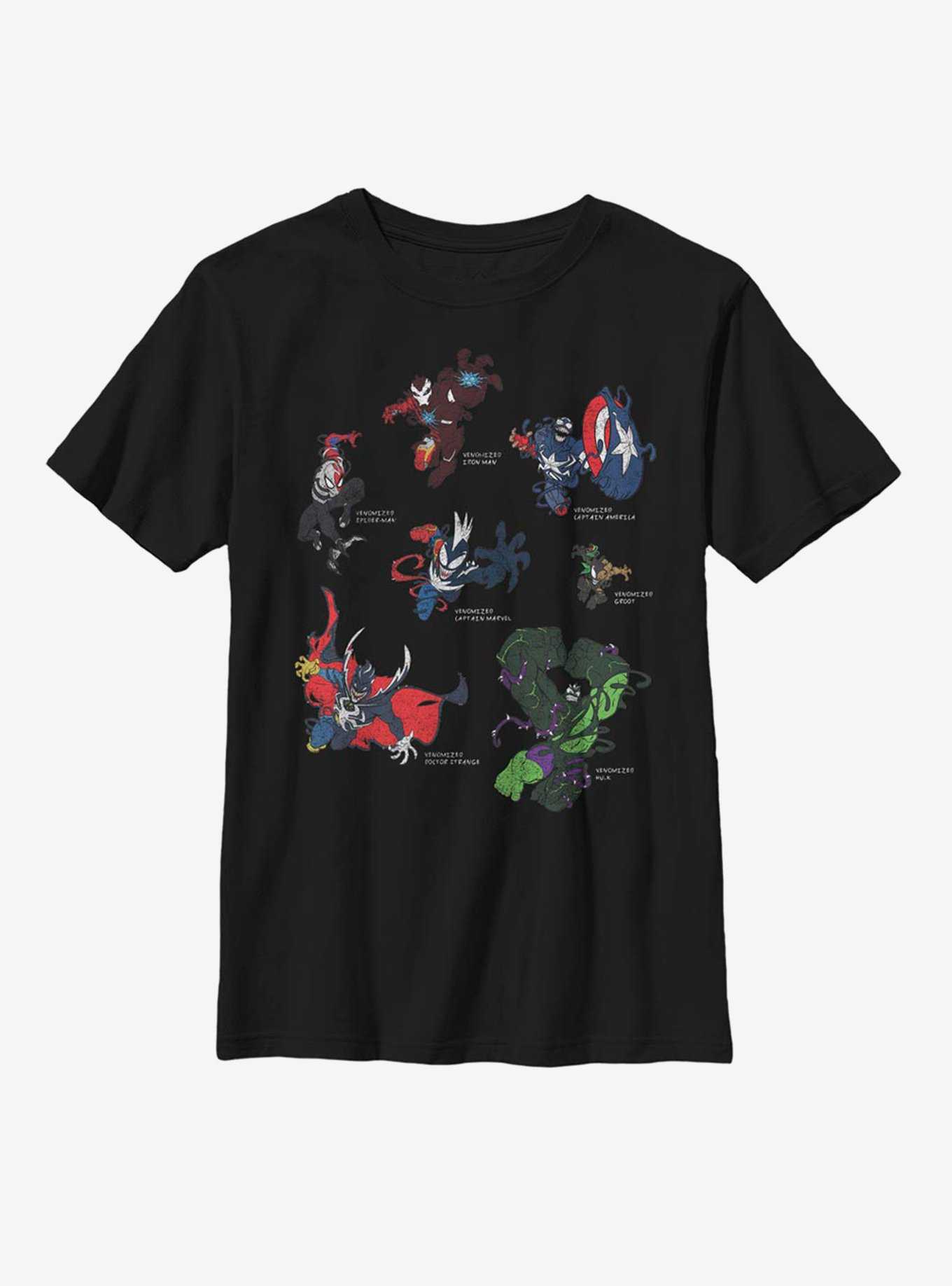 Marvel Avengers Venomized Heroes Youth T-Shirt, , hi-res