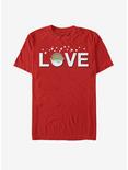 Star Wars The Mandalorian The Child Love T-Shirt, RED, hi-res