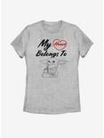 Star Wars The Mandalorian My Heart Belongs To The Child Womens T-Shirt, ATH HTR, hi-res