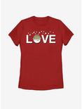 Star Wars The Mandalorian The Child Love Womens T-Shirt, RED, hi-res