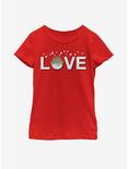 Star Wars The Mandalorian The Child Love Youth Girls T-Shirt, RED, hi-res