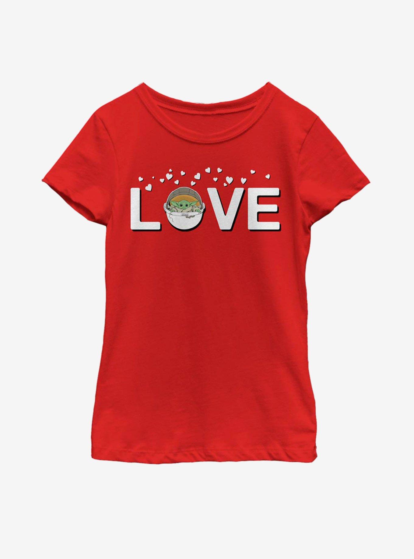 Star Wars The Mandalorian The Child Love Youth Girls T-Shirt, , hi-res