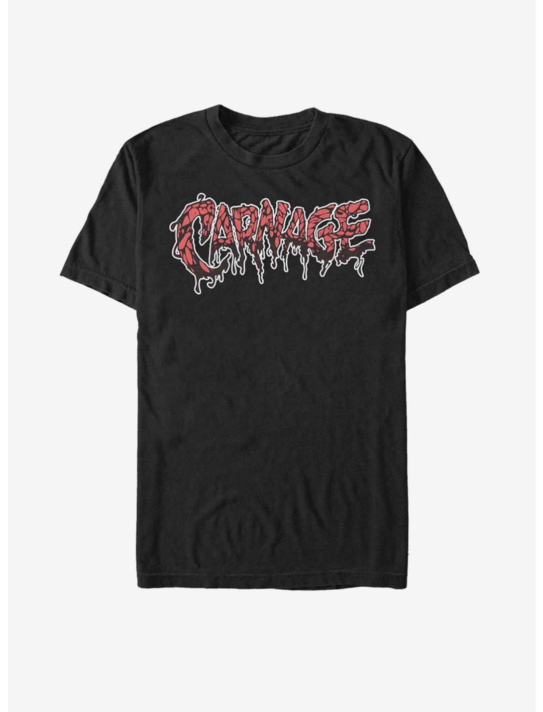 Marvel Carnage Logo T-Shirt, BLACK, hi-res