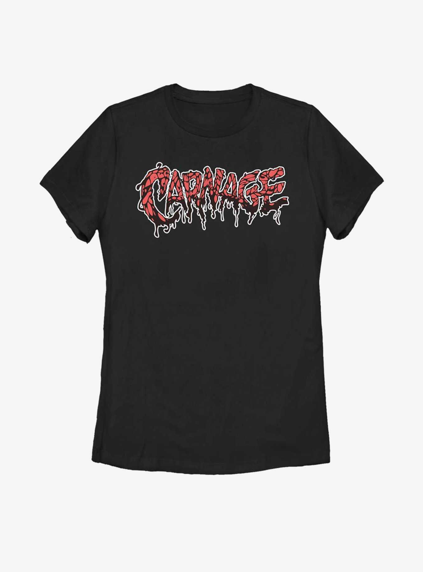 Marvel Carnage Logo Womens T-Shirt, , hi-res