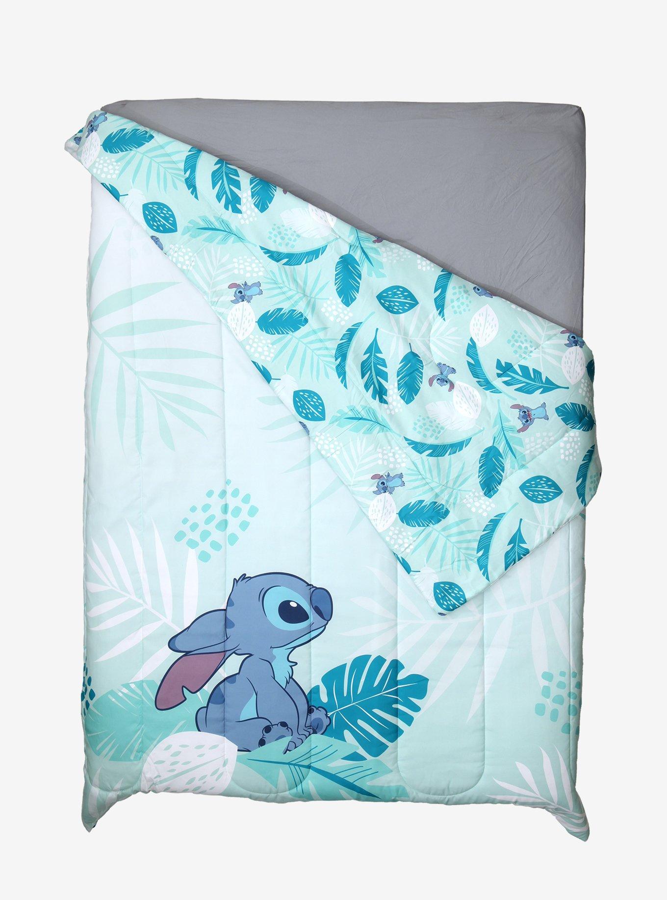 Disney Lilo & Stitch Palm Leaves Stitch Reversible Full/Queen Comforter, , hi-res
