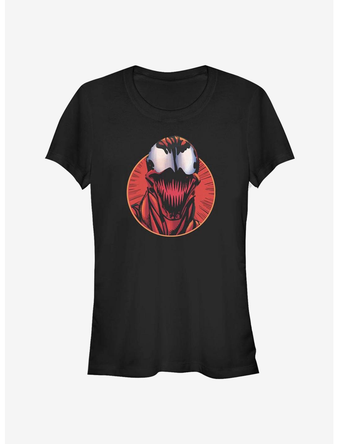 Marvel Carnage Face Girls T-Shirt, BLACK, hi-res
