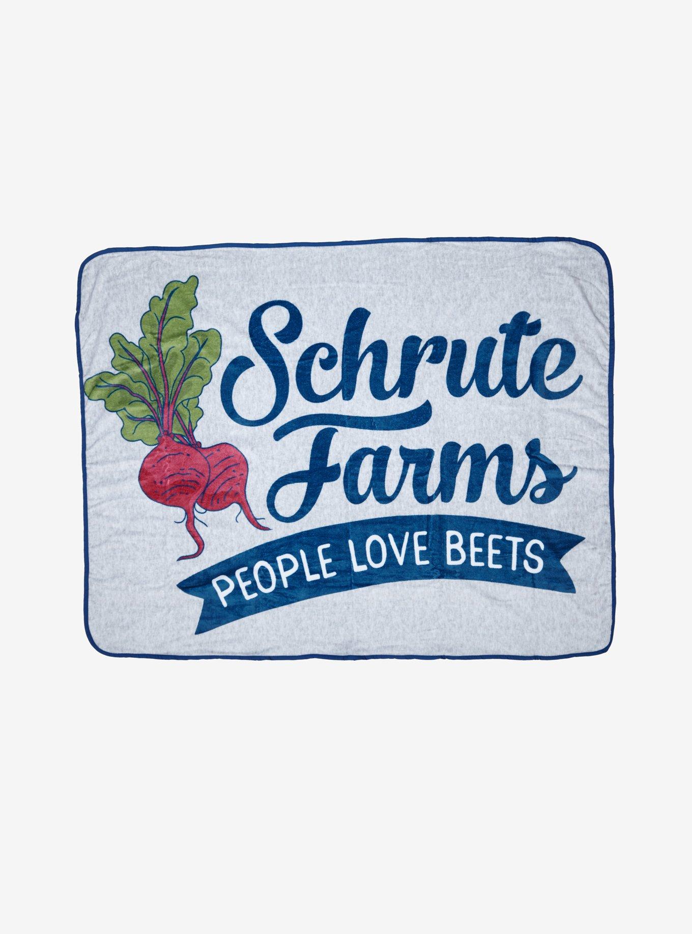 The Office Schrute Farms Throw Blanket