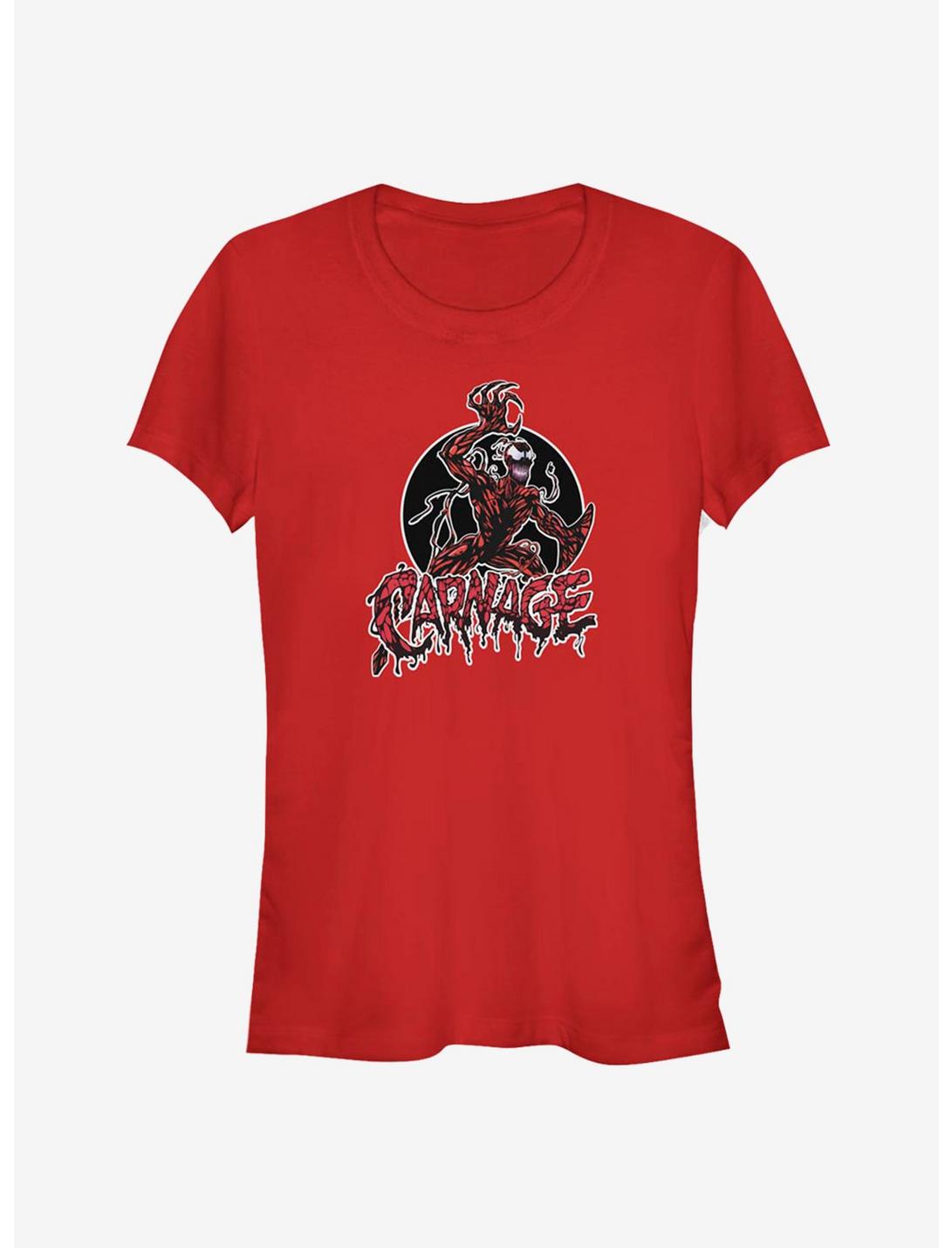 Marvel Carnage Wild Carnage Girls Girls T-Shirt, RED, hi-res