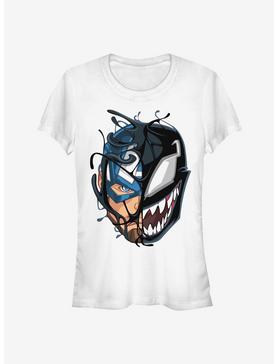 Marvel Captain America Venomized Mask Takeover T-Shirt, WHITE, hi-res