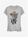 Plus Size Marvel Guardians Of The Galaxy Groot Venomized I Am Groot Girls T-Shirt, ATH HTR, hi-res