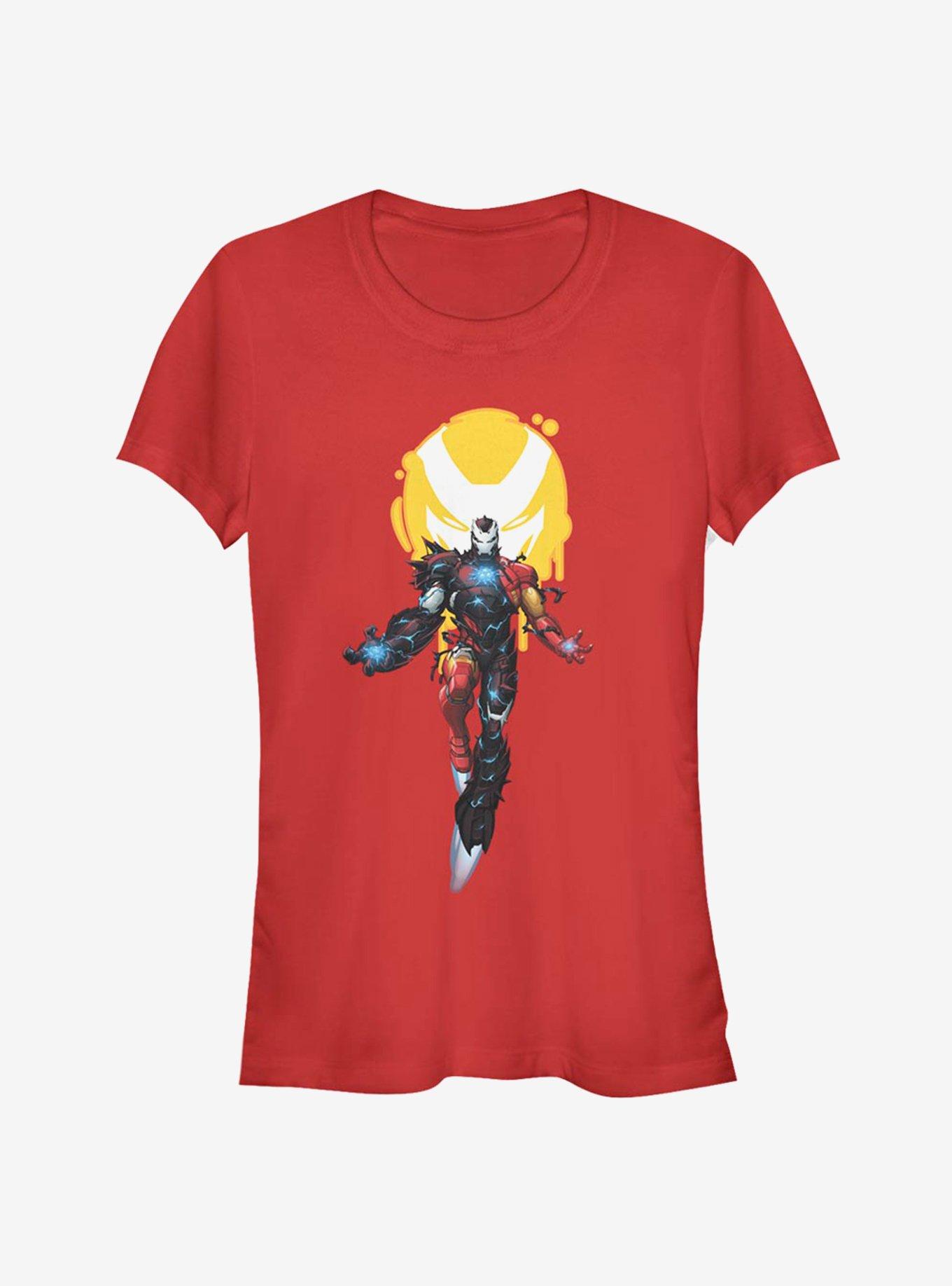Marvel Iron Man Venomized Icon Takeover Girls T-Shirt, , hi-res