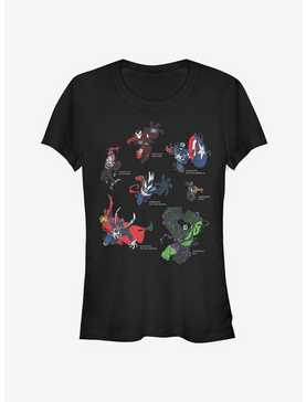Marvel Avengers Venomized Heroes Girls T-Shirt, , hi-res
