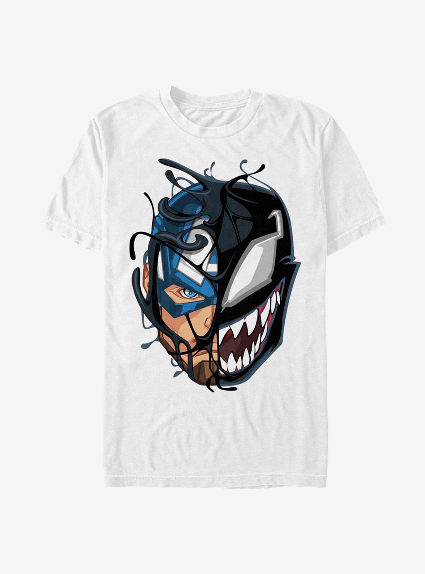 Marvel Venom Captain Venom T-Shirt, WHITE, hi-res