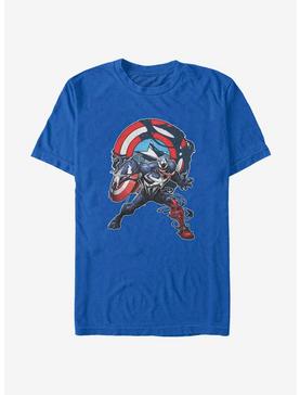 Marvel Captain America Venomized Icon Takeover T-Shirt, , hi-res