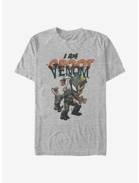 Marvel Guardians Of The Galaxy Groot Venomized I Am Groot Womens T-Shirt, ATH HTR, hi-res
