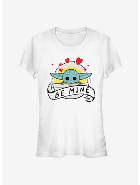 Star Wars The Mandalorian The Child Be Mine With The Child Girls T-Shirt, WHITE, hi-res