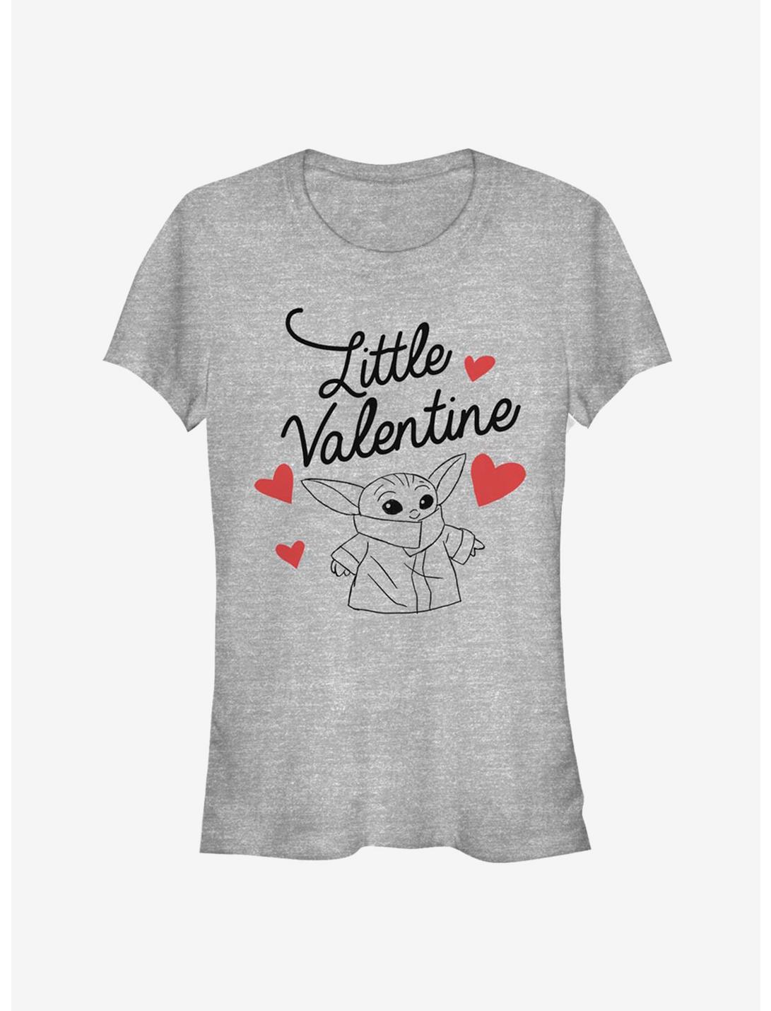 Star Wars The Mandalorian The Child Little Valentine Girls T-Shirt, ATH HTR, hi-res
