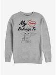 Star Wars The Mandalorian The Child Heart Belong To The Child Sweatshirt, ATH HTR, hi-res