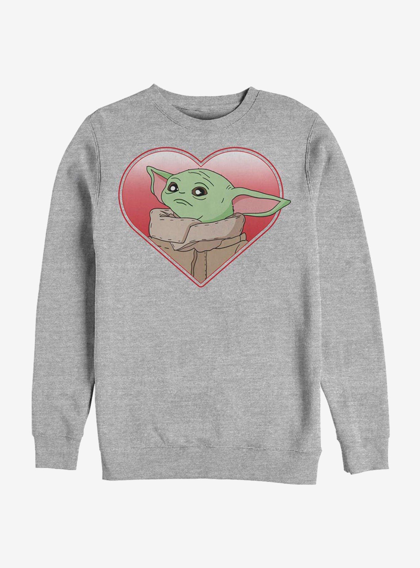 Star Wars The Mandalorian The Child Heart Yoda Sweatshirt, , hi-res