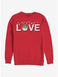 Star Wars The Mandalorian The Child Love With The Child Sweatshirt, RED, hi-res