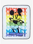 Disney Mickey Mouse Rainbow Name Throw Blanket, , hi-res