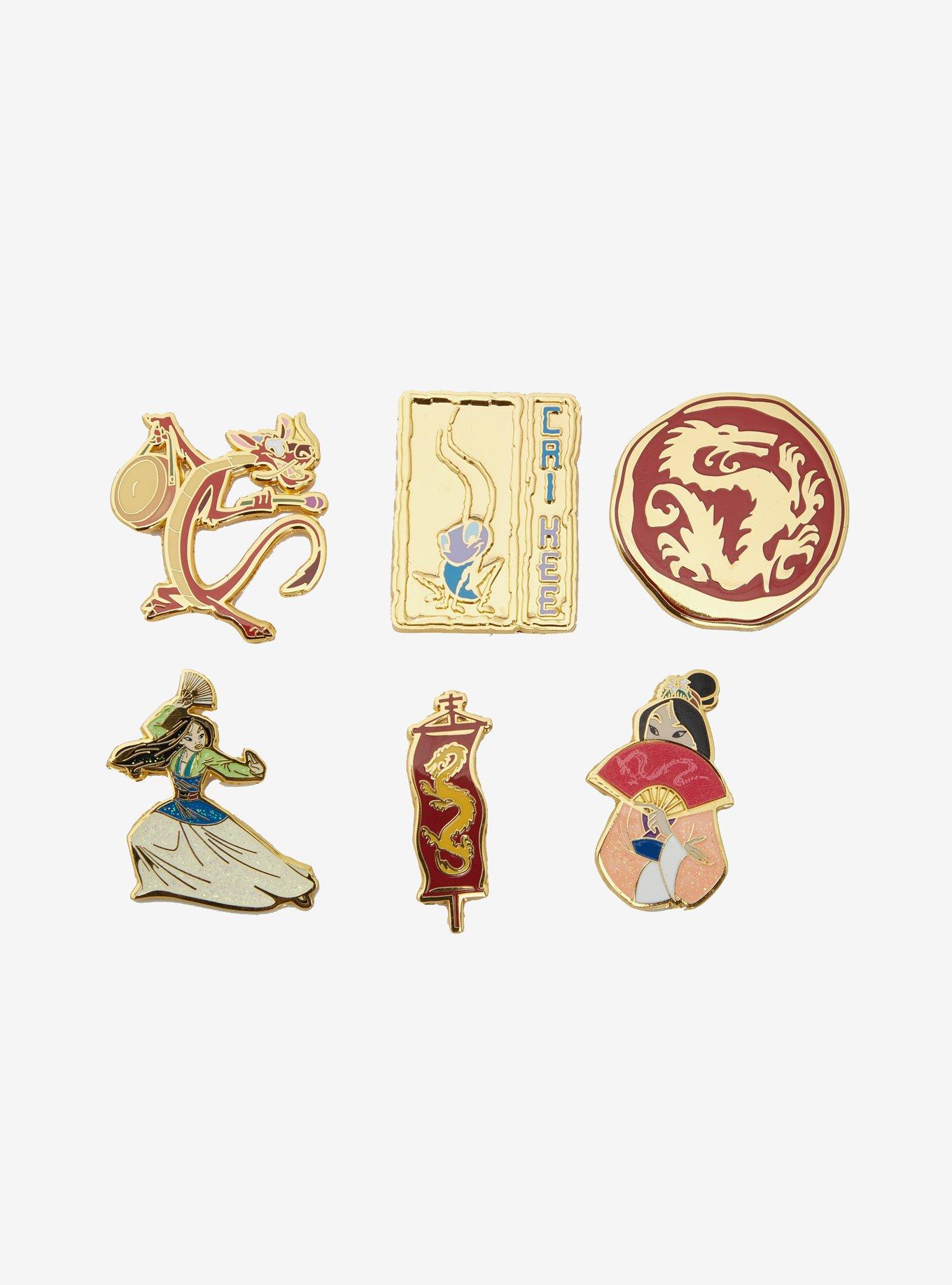 Loungefly Disney Mulan Blind Box Enamel Pin, , hi-res