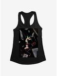 DC Comics Suicide Squad Harley Quinn Flying Through Cards Womens Tank, , hi-res